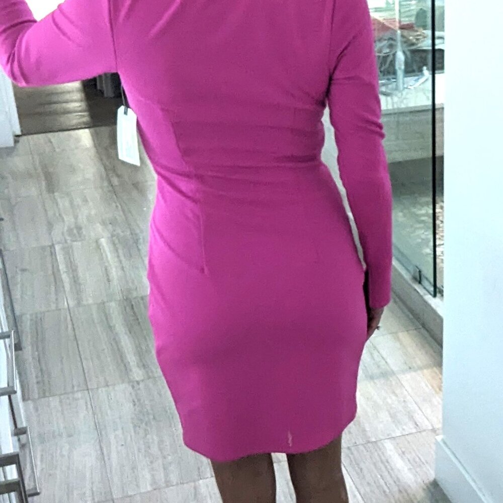 Katie May - Next Round Dress - Medium - Electric Pink - Picture 4 of 8